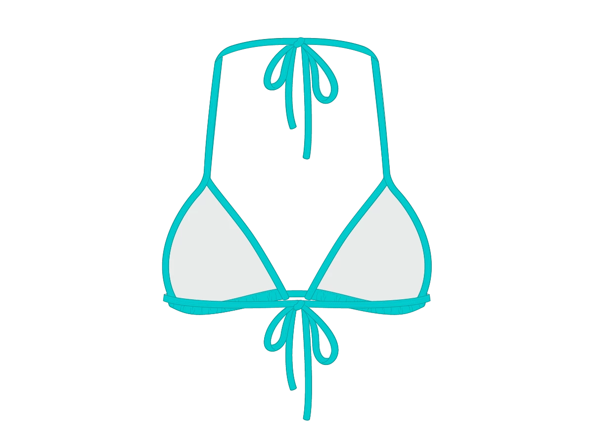 Cyan Bikini Top II 4 Cyan Bikini Top II - Image 2