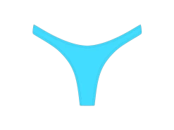 Baby Blue Chic 80's Bottoms -Boutine La Chic80 s BottomsMaya