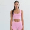Taffy Pink Cropped Tank Top -Boutine La DSCF1542