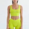 Sour Yellow Cropped Tank Top -Boutine La DSCF1664