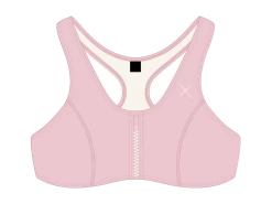 Dirty Pink Zipper Top