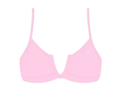 Dusty Pink V-Cut Top