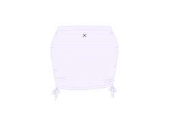 Lavender Mesh Mini Skirt