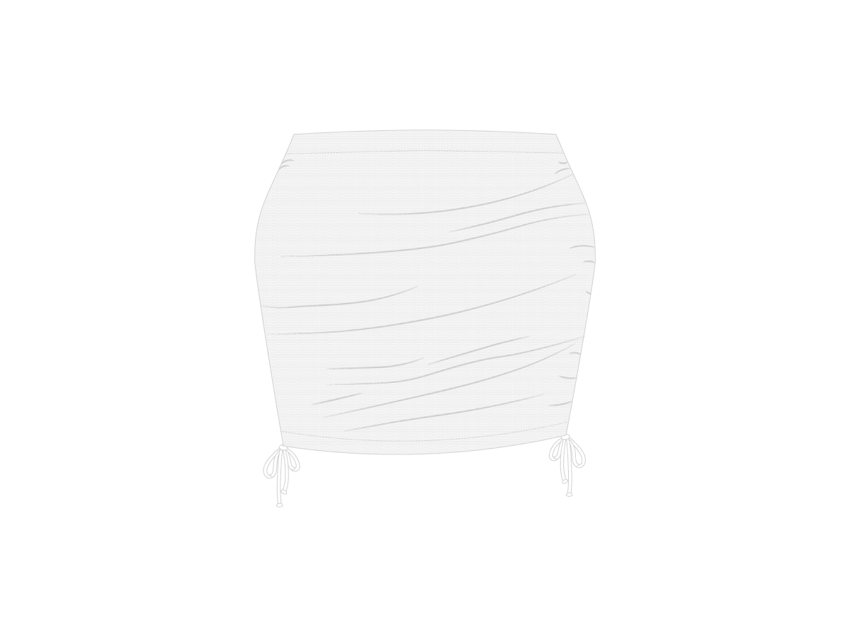 White Mesh Mini Skirt 4 White Mesh Mini Skirt - Image 2