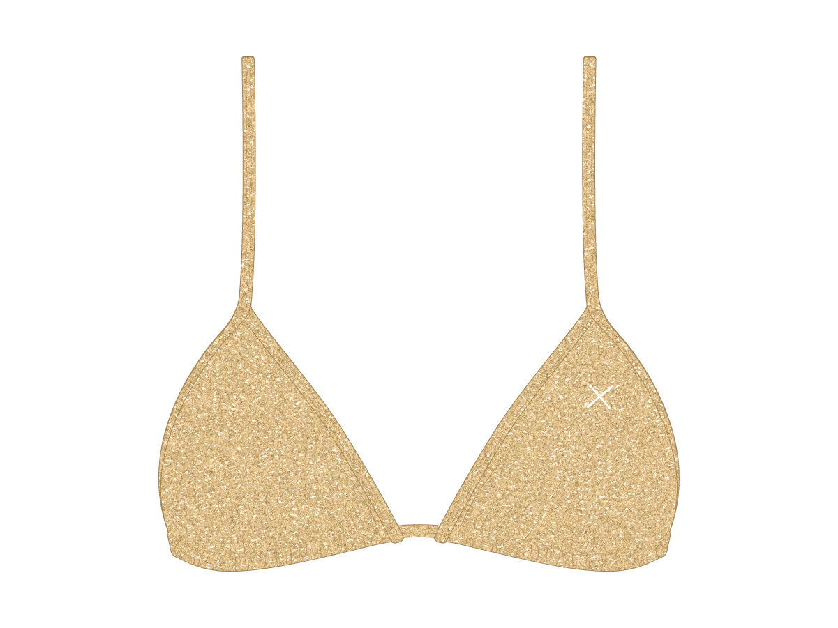 Gold Dust Shimmer Bikini Top 3 Gold Dust Shimmer Bikini Top