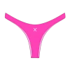 Hot Pink Chic 80's Bottoms -Boutine La Hot Pink 80s Back