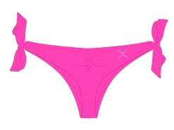 Hot Pink Island Bottom -Boutine La Hot Pink Island Back