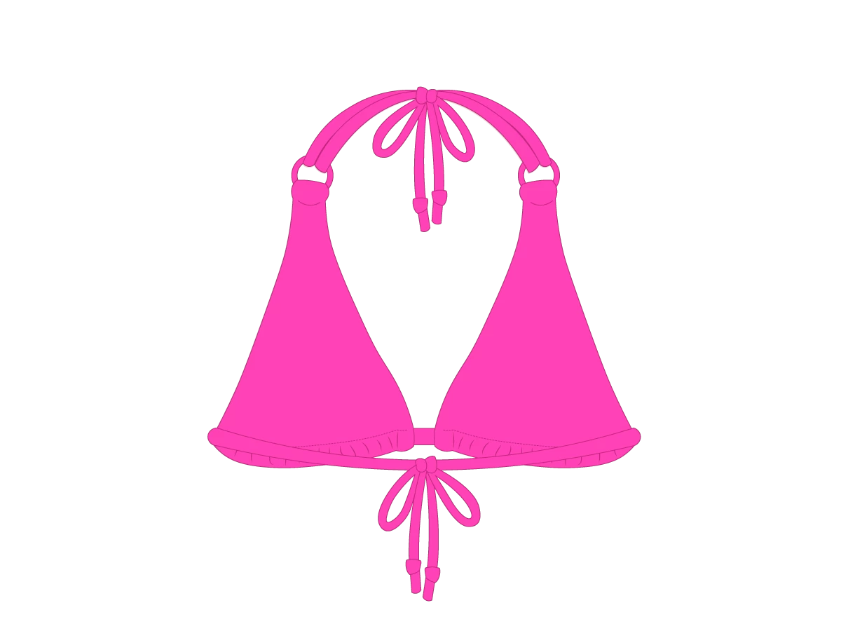 Hot Pink Crew Top 7 Hot Pink Crew Top - Image 5