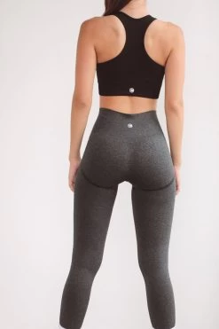 Dark Grey Casual Leggings -Boutine La IMG 7312
