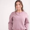 Taupe Logo Crewneck Sweatshirt 2 Taupe Logo Crewneck Sweatshirt -Boutine La IMG 7335