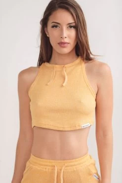Honey Ribbed Cropped Tank