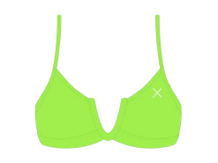Lime Green V-Cut Top