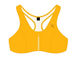 Lily Yellow Zipper Top