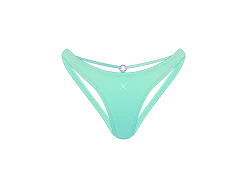 Lake Green Ombre Around Bottoms -Honeycomb Fabric -Boutine La NEW Set1 bottom green ombre 02