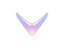 Pink Ombre Around Bottoms -Honeycomb Fabric -Boutine La NEW Set1 bottom pink ombre 01