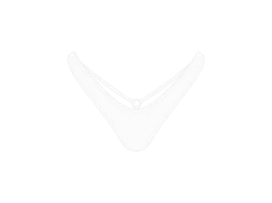 Venice White Around Bottoms -Honeycomb Fabric -Boutine La NEW Set1 bottom white 01