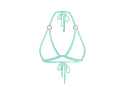 Lake Green Ombre Around Top - Honeycomb Fabric -Boutine La NEW Set1 greenn ombre 02