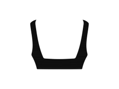 Black Angle Top - Honeycomb Fabric -Boutine La NEW Set2 black 02