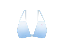 Sky Blue Ombre Roamer Top - Honeycomb Fabric -Boutine La NEW Set3 blue ombre 01