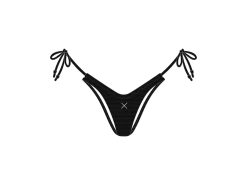 Black Roamer Bottoms - Honeycomb Fabric -Boutine La NEW Set3 bottom black 02