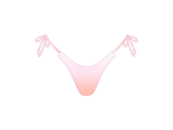 Pink Sunrise Ombre Roamer Bottom - Honeycomb Fabric -Boutine La NEW Set3 bottom pink ombre 01