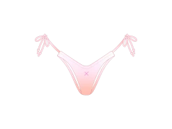 Pink Sunrise Ombre Roamer Bottom - Honeycomb Fabric -Boutine La NEW Set3 bottom pink ombre 02