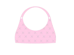 Pink Rhinestone Logo Top -Boutine La NEW Top blushpink 01