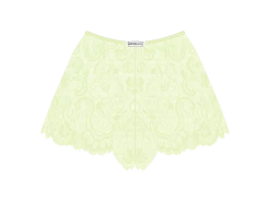 Ocean Blue Minimal Lace Shorts