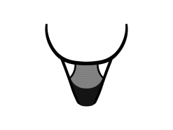 Black Mesh Peep Thong Panty