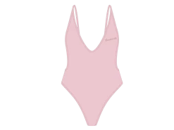 Dirty Pink Retro One-Piece II