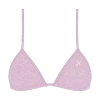Bubblegum Shimmer Bikini Top -Boutine La Pink Bikini Top Shimmer Texture 01