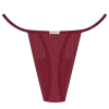 Plum Lace Ribbed Bottoms -Boutine La PlumRedLaceRibbedBottom 02