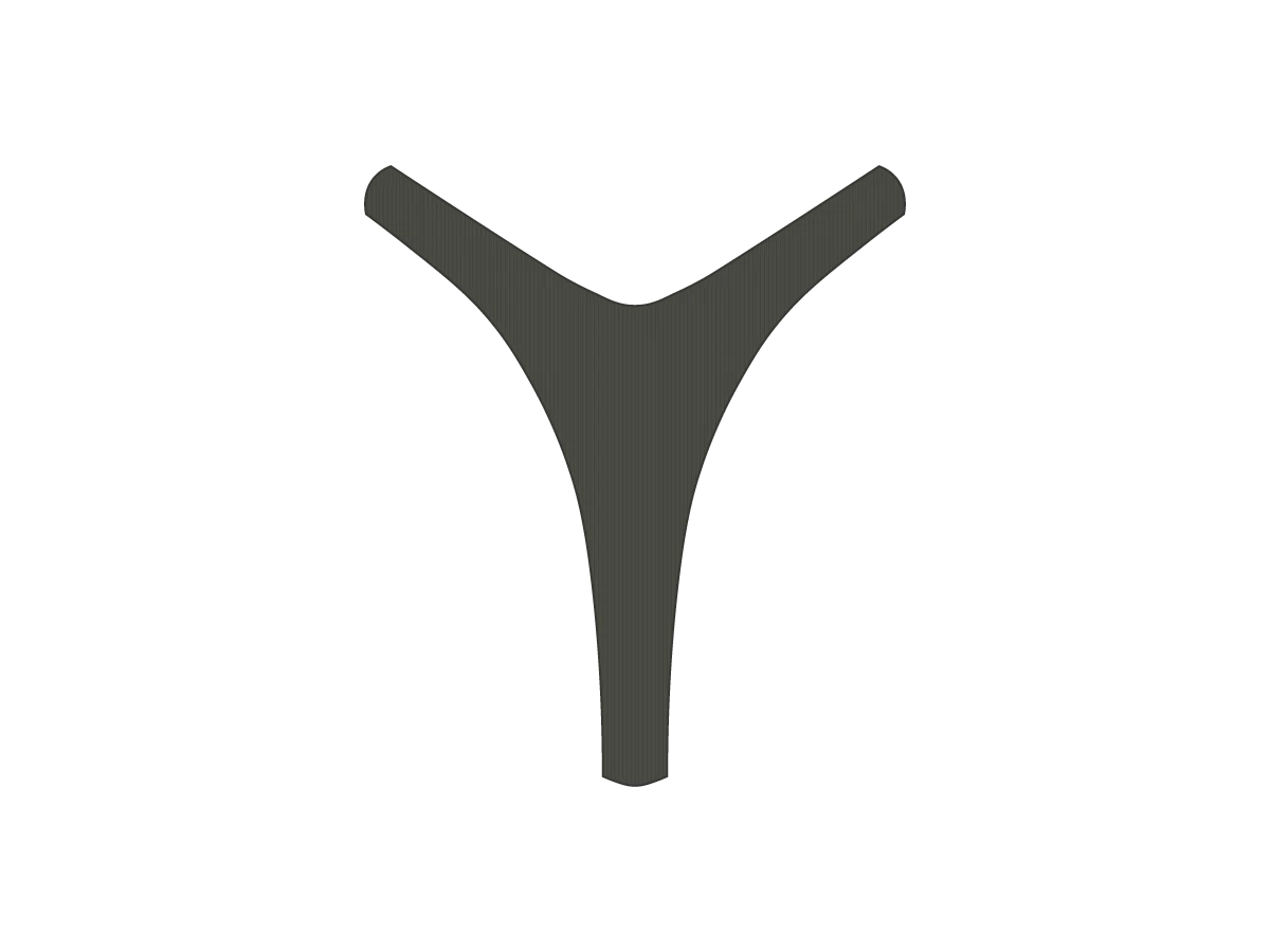 Fern Ribbed Tanga Bottoms 4 Fern Ribbed Tanga Bottoms - Image 2