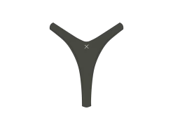 Fern Ribbed Tanga Bottoms