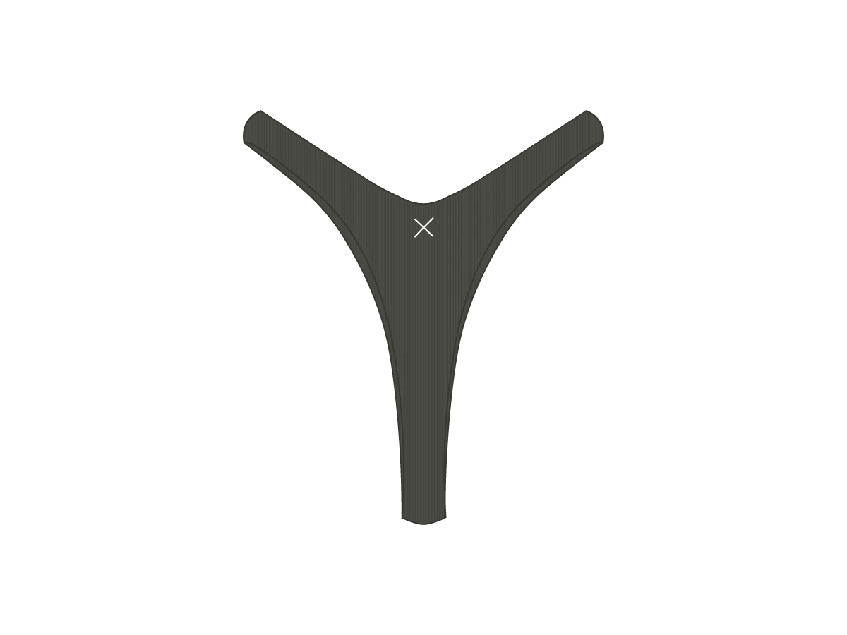 Fern Ribbed Tanga Bottoms 3 Fern Ribbed Tanga Bottoms