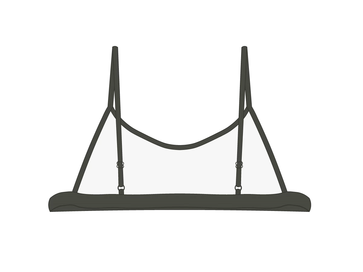 Fern Open Side Ribbed Top 4 Fern Open Side Ribbed Top - Image 2