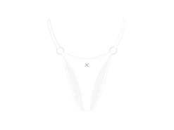 Venice White Ringer Bottoms