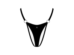 Manhattan Black Ringer Bottoms