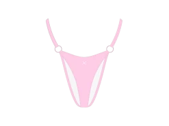 Dusty Pink Ringer Bottoms