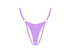 Lilac Ringer Bottoms