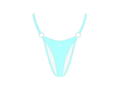 OFF-Blue Ringer Bottoms