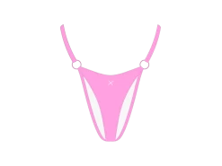 Taffy Pink Ringer Bottoms