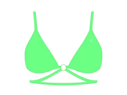 Electro Green Ringer Top