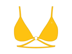 Lilly Yellow Ringer Top