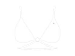 Venice White Ringer Top