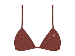 Rust Shimmer Bikini Top
