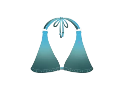 Crew Top - Ombre Teal -Boutine La Set1TopBlueGreen 01