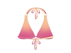 Crew Top - Ombre Pink -Boutine La Set1TopOrange 02