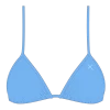 Sky Blue Bikini Top II -Boutine La SkyBlueTieTopfront