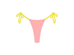 Blush Pear Contrast Bow Bottom